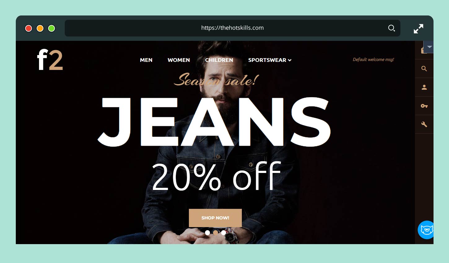 F2 - 무료 Magento 2.0 테마