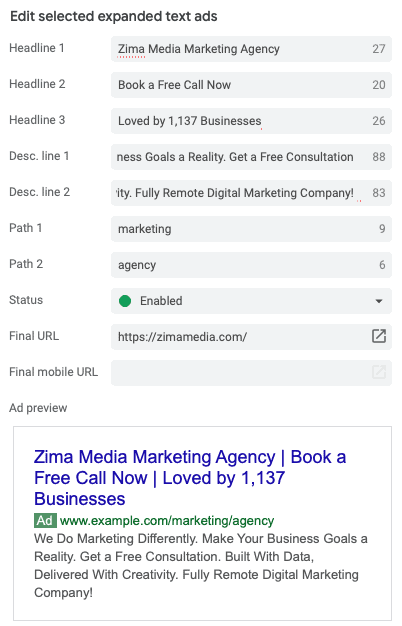 如何编写 Google Ads 文案