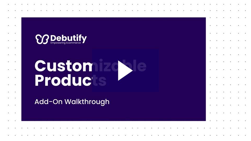 可定制的产品附加组件