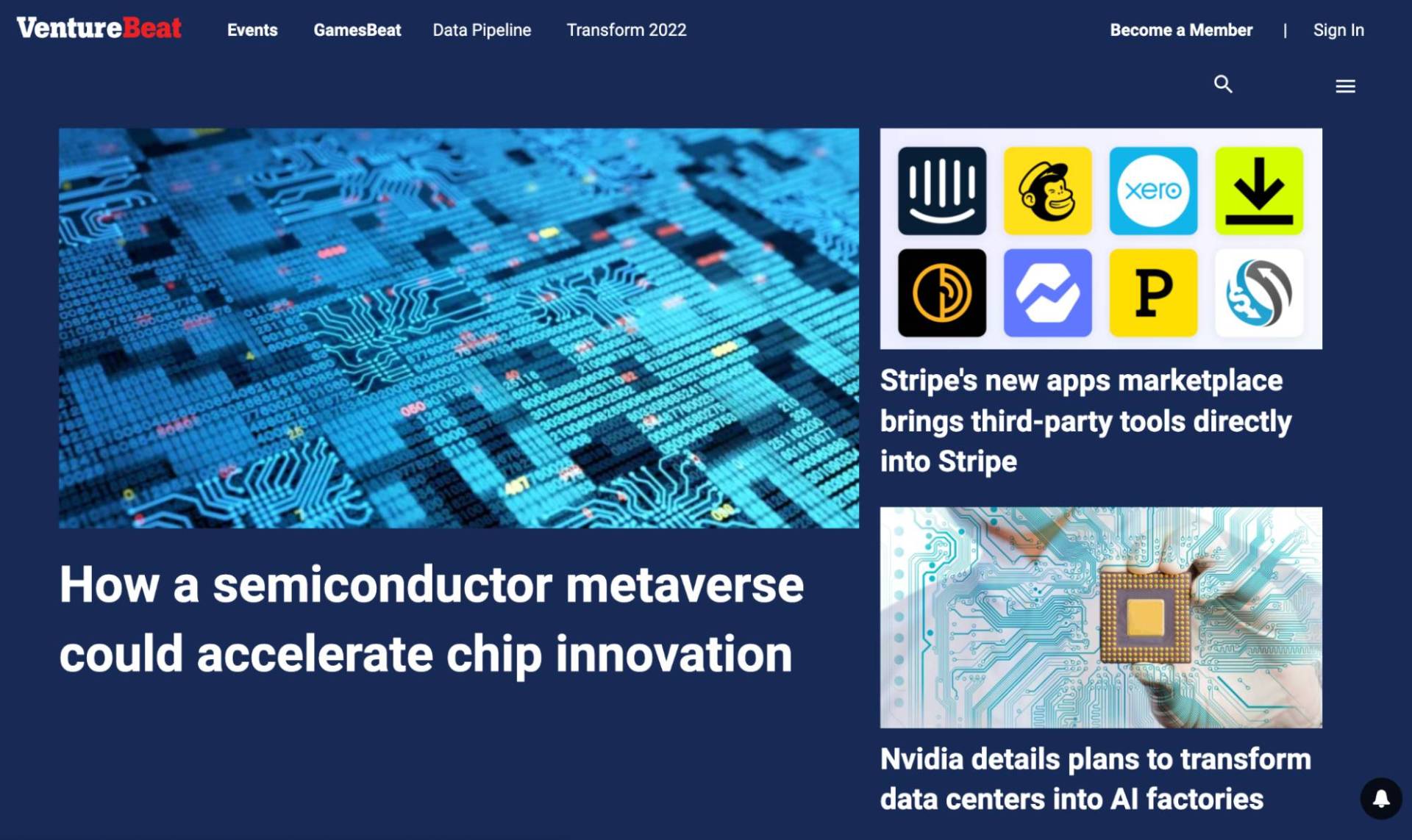 Publicación tecnológica de VentureBeat