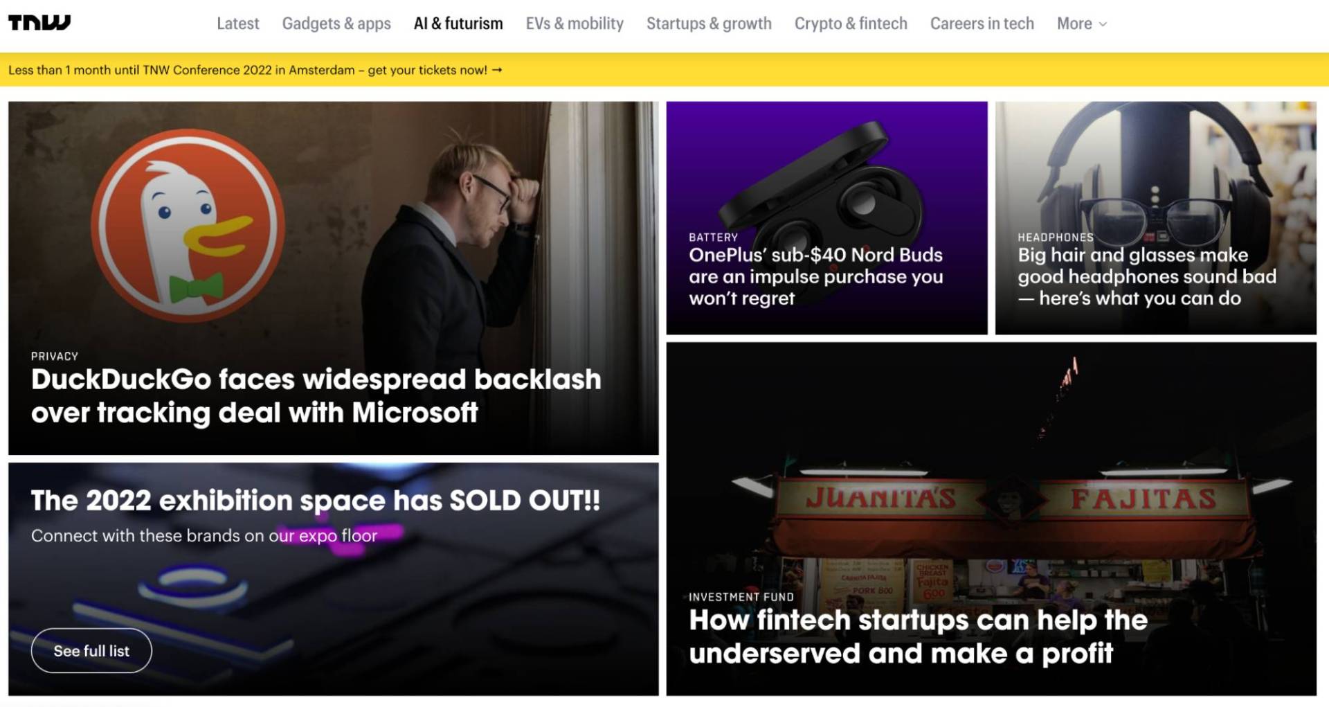 La publicación de tecnología Next Web