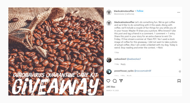 Черный кот мотокофе