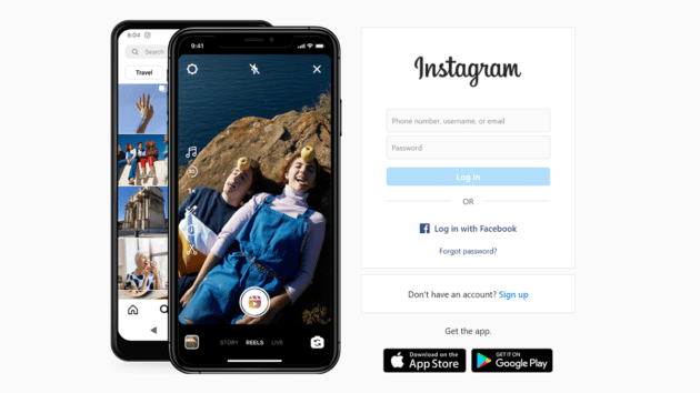 Zrzut ekranu-strony-na Instagramie