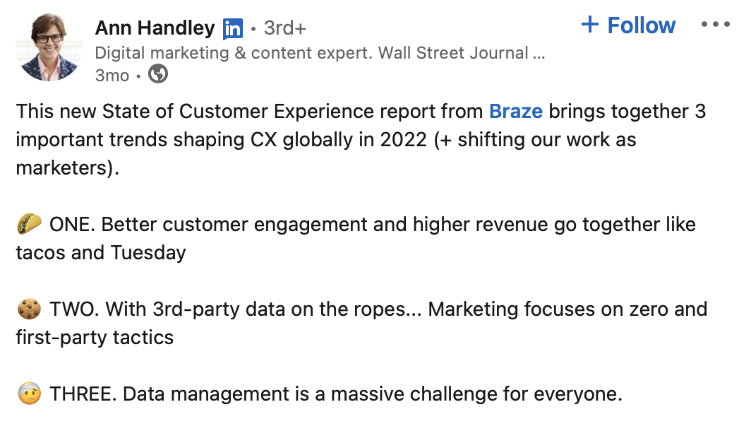 Ann Handley LinkedIn-Influencerin