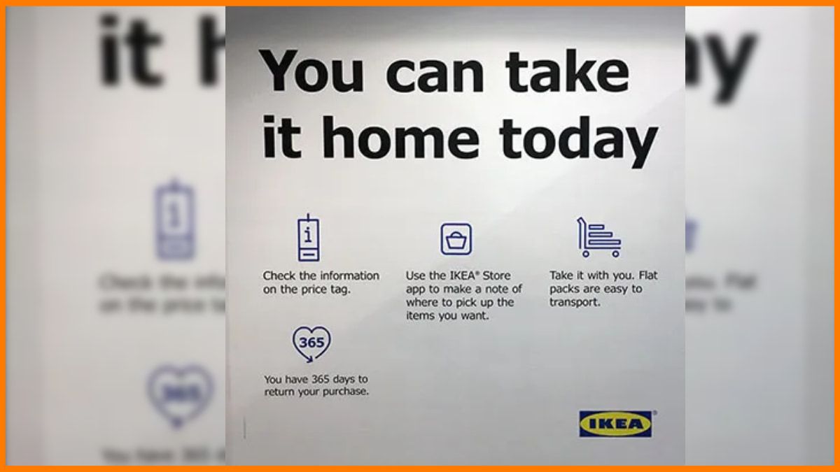 Politica IKEA Take it Home Today