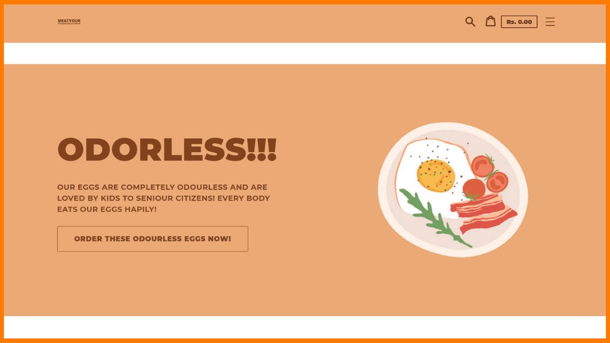 لحوم موقع الويب الخاص بك