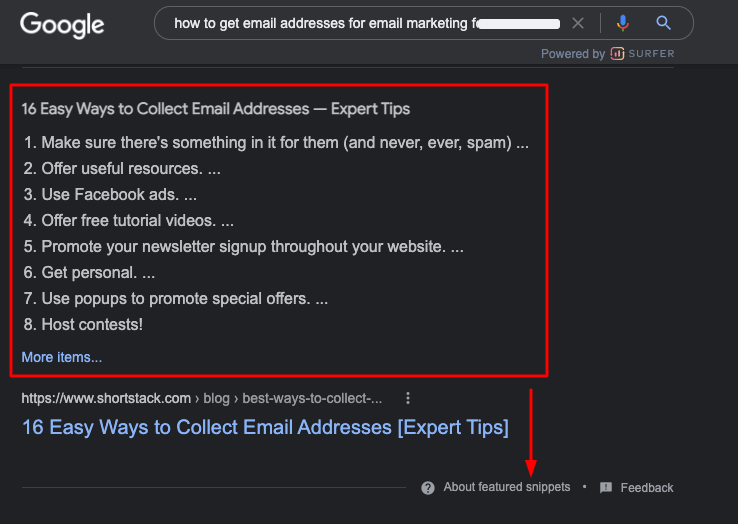 Fragment polecany przez Google