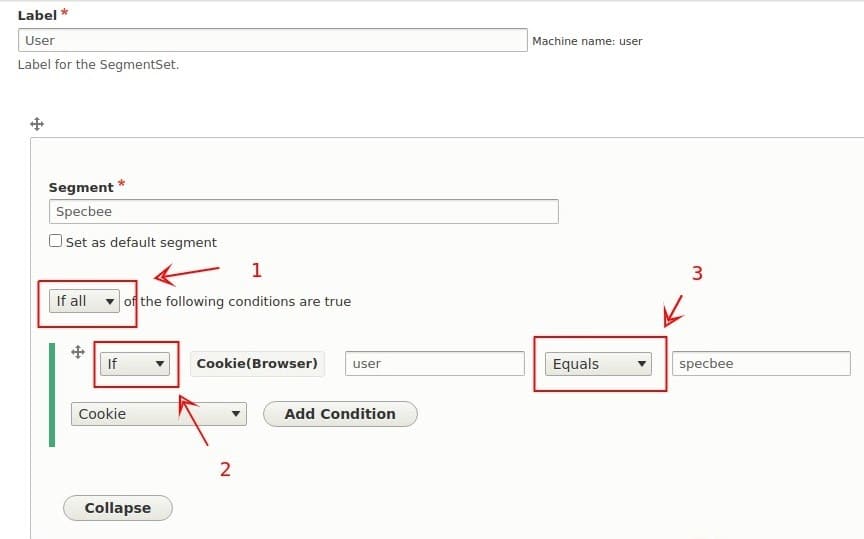 adicionar condição