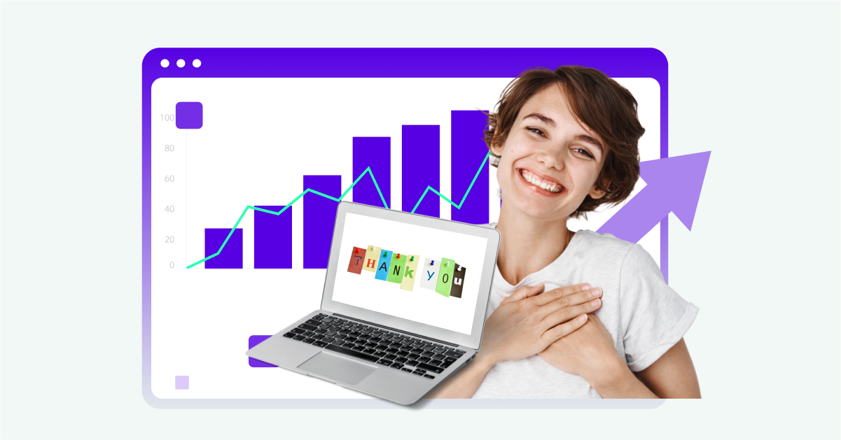 10 個有希望的感謝頁面示例，可幫助您提高轉化率