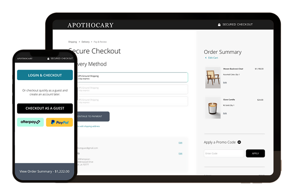 ครอง chekcout ขั้นตอนเดียว