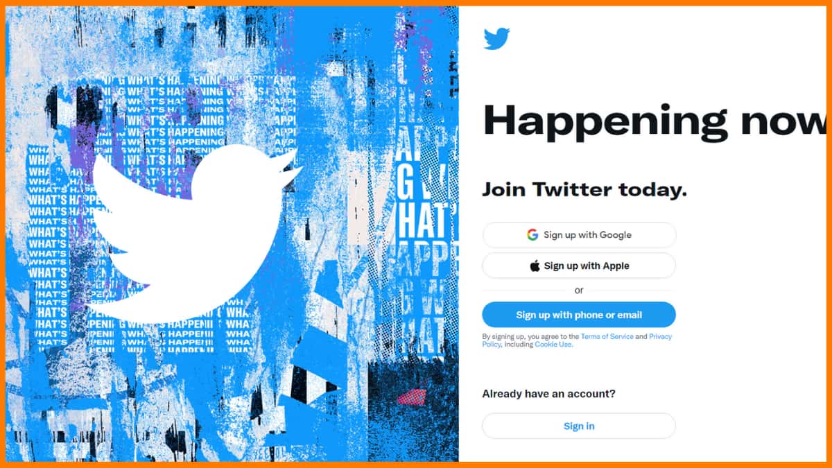 Веб-сайт Твиттера