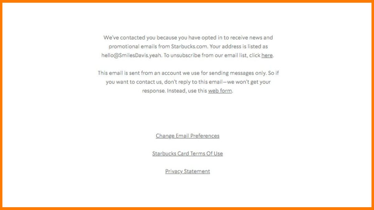 返信なしのメールの例