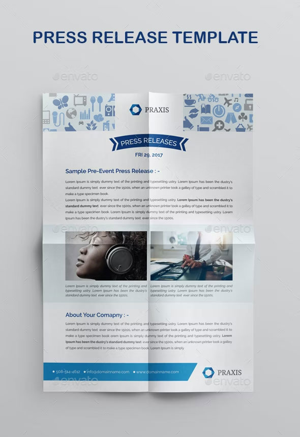 最高のプレスリリーステンプレート