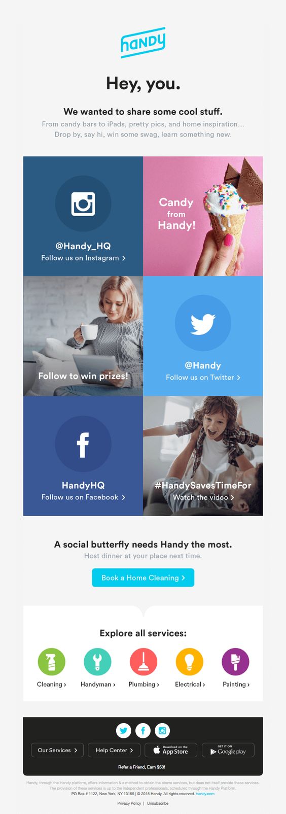 方便的提升參與度電子郵件