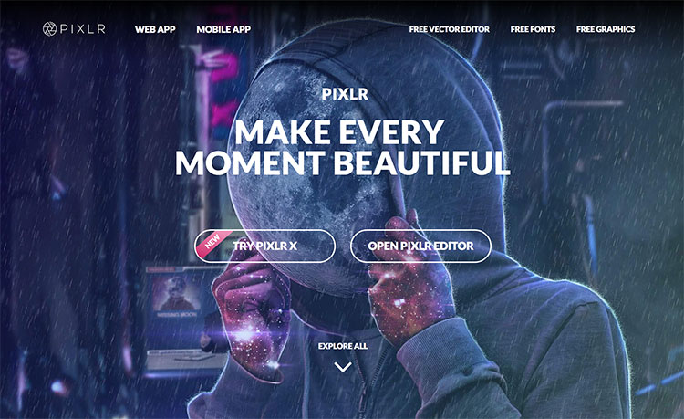 تقدم Pixlr خيارات مدفوعة ومجانية. ولكن حتى الخدمات المدفوعة أرخص من خدمات Adobe و Photoshop.
