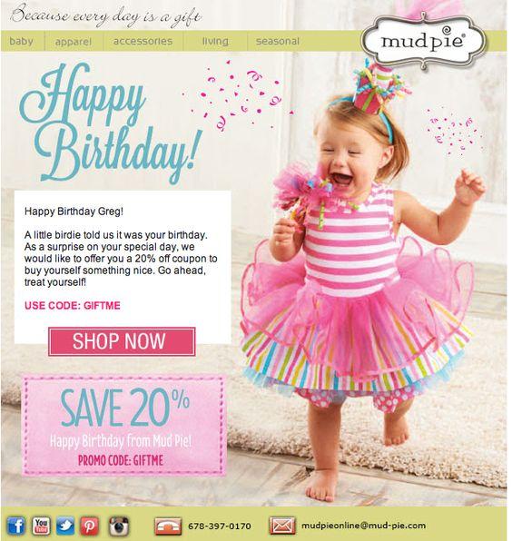 生日电子邮件可以将转化率提高多达 60%。