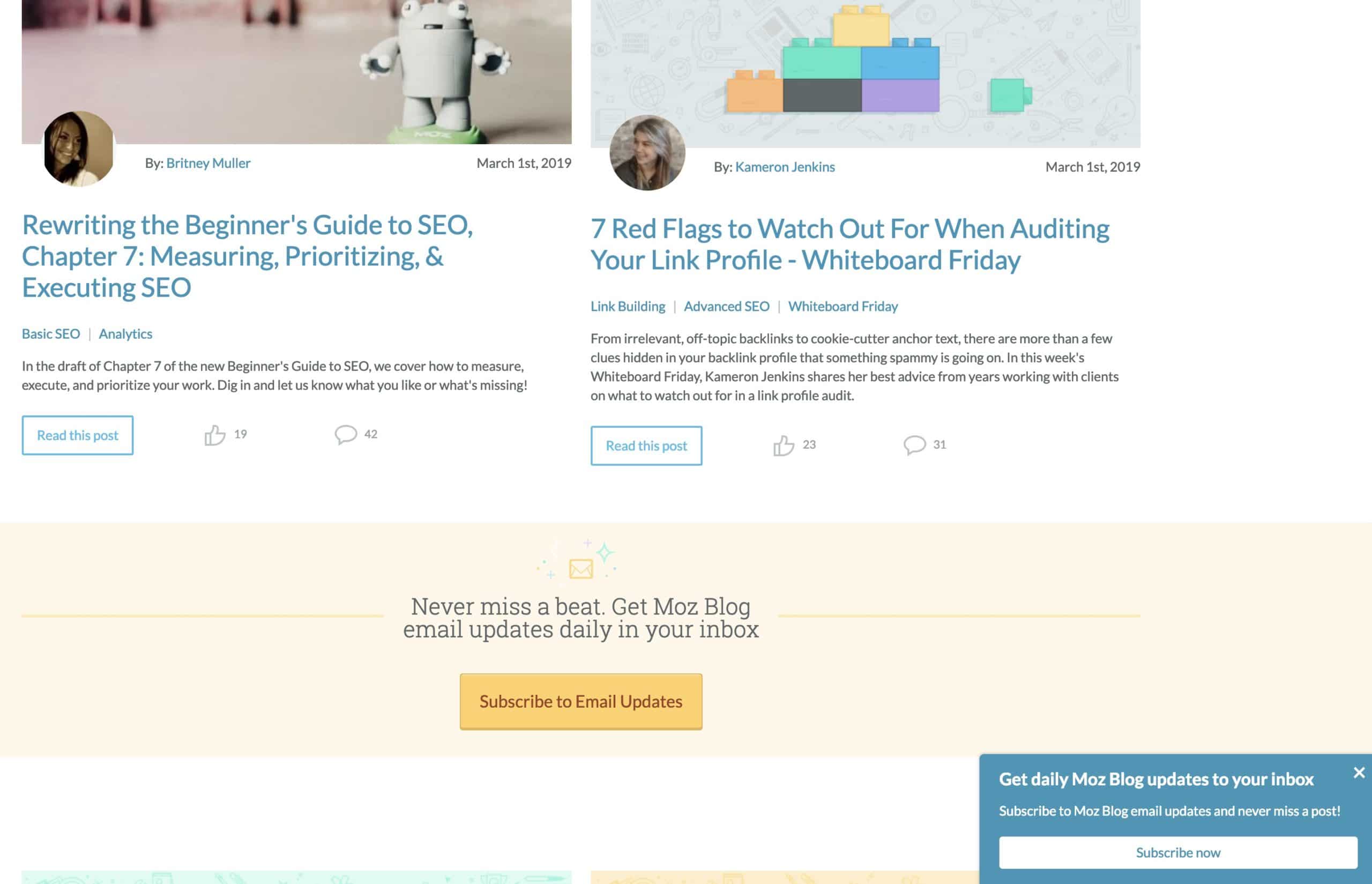 增加电子邮件列表的最简单方法之一是在您的主页或登录页面上使用简单的注册表单。