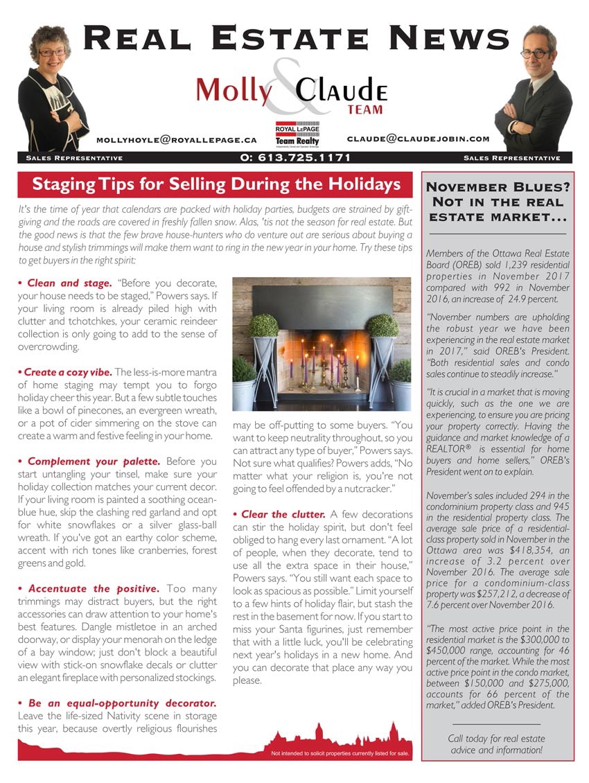 重要な休日が近づいている場合は、それらの不動産関連のコンテンツを作成することもできます。