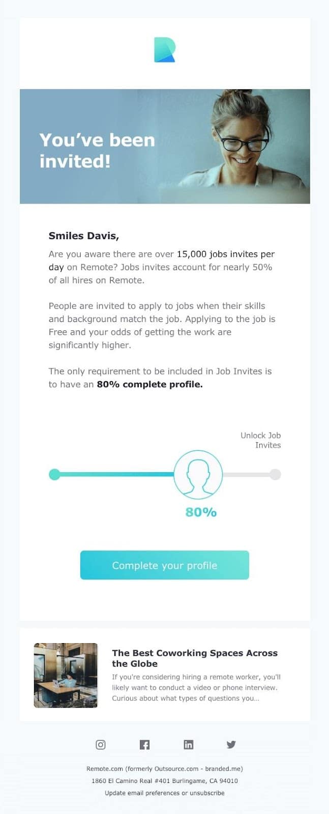 แน่นอนว่านี่เป็นข้อมูลที่เป็นประโยชน์ อย่างไรก็ตาม การอนุญาตให้สมาชิกของคุณกรอกโปรไฟล์และความชอบเป็นวิธีที่ยอดเยี่ยมในการรับข้อมูลรายละเอียดเพิ่มเติมสำหรับคุณเพื่อช่วยให้บริการพวกเขาต่อไป