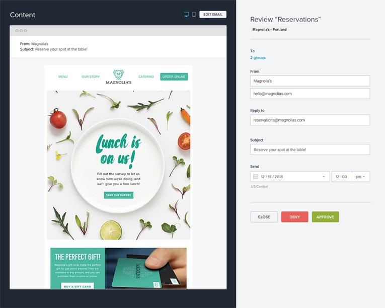 適切な情報を持つことは、より質の高いキャンペーンを推進するのに役立つだけでなく、すべてを結び付けることができるマーケティングツールを持つことで、レストランのマーケティング戦略がはるかに簡単になります。