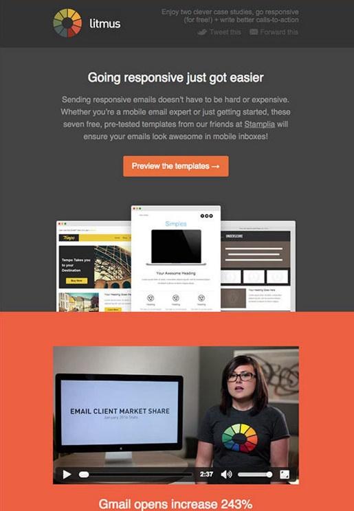 สารสีน้ำเงิน - แคมเปญการตลาดผ่านอีเมล - จดหมายข่าวทางอีเมล