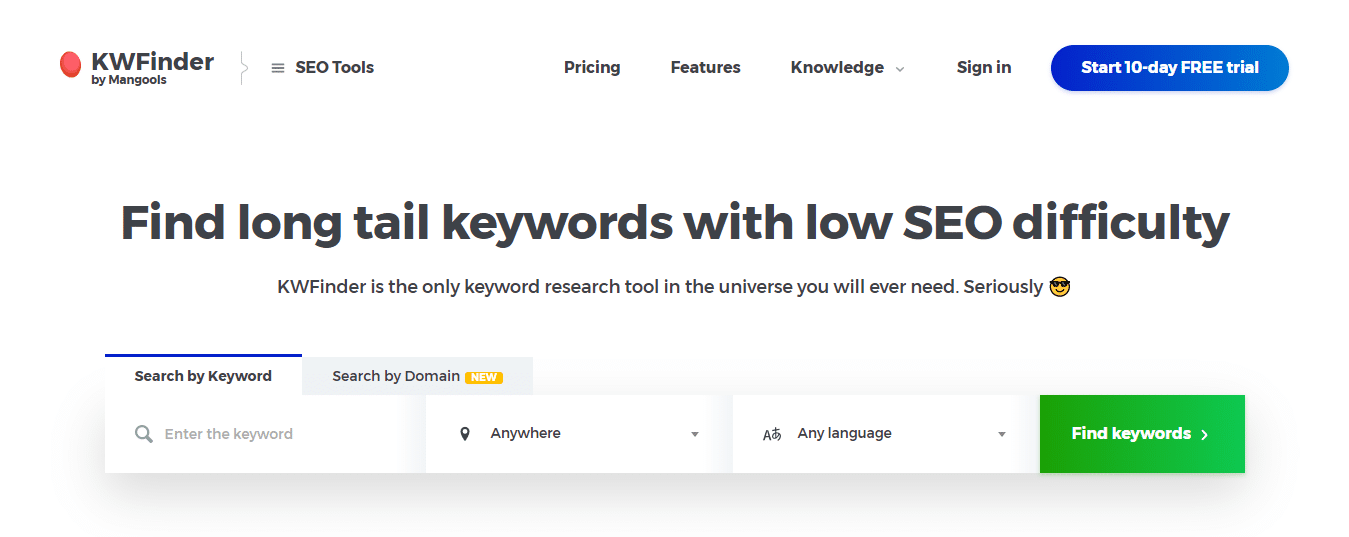 W tym miejscu wkracza KWFinder.