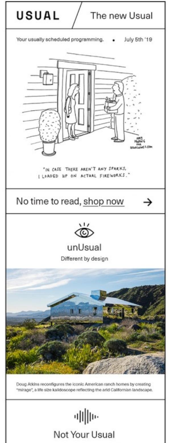 Exemplo cômico usual