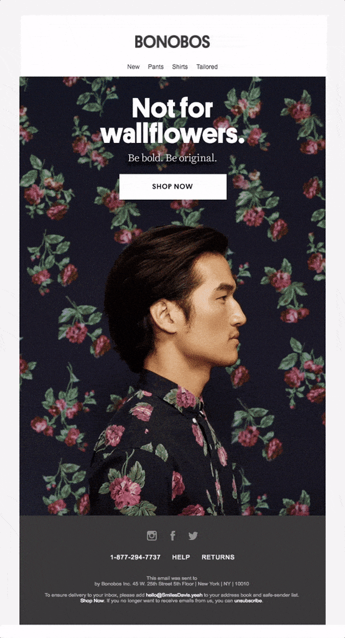 Bonobos-E-Mail-Beispiel