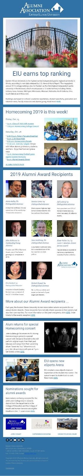 E-Mail-Beispiel der Alumni-Vereinigung