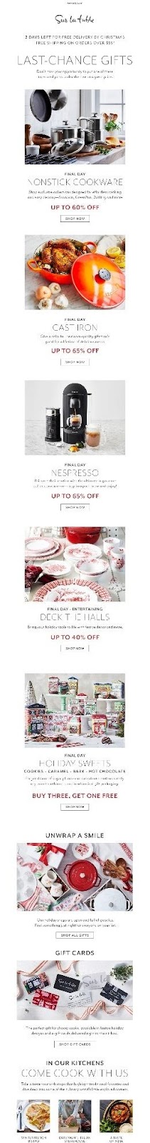 exemplo de email sur la table