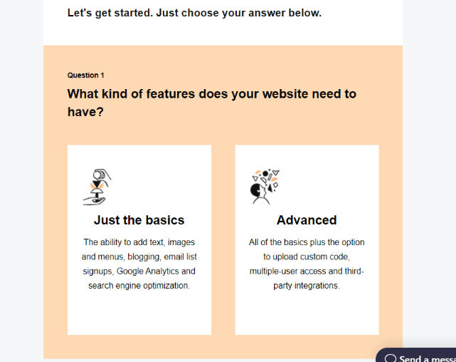 GoDaddy'den etkileşimli test örneği