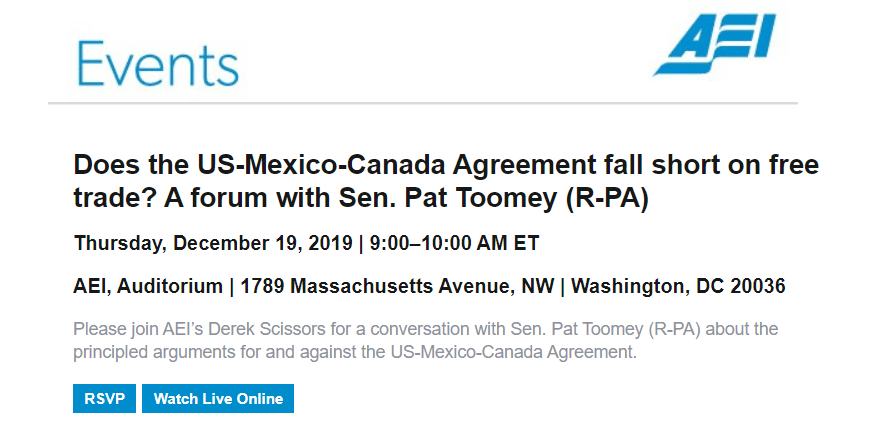 American Enterprise Institute iki net CTA örneği