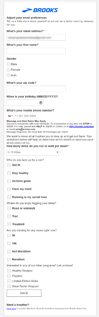 قم بإعداد مركز تفضيلات لأفضل ممارسات أتمتة البريد الإلكتروني