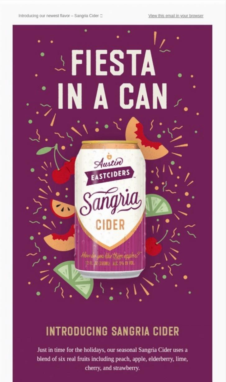 E-mail de Austin East Ciders