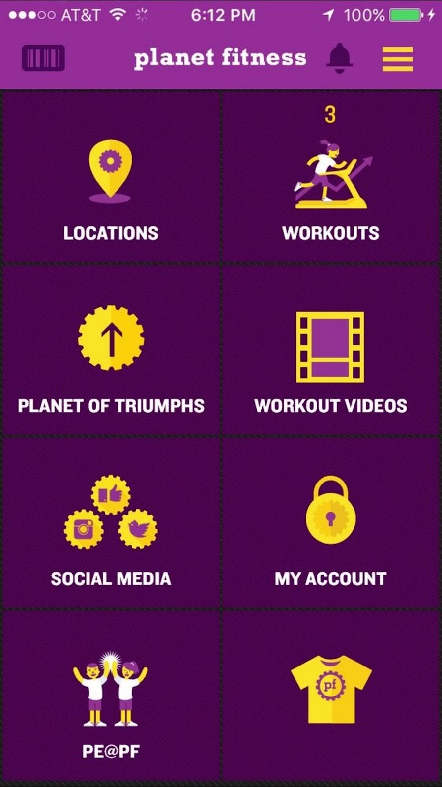 Application Planète Fitness