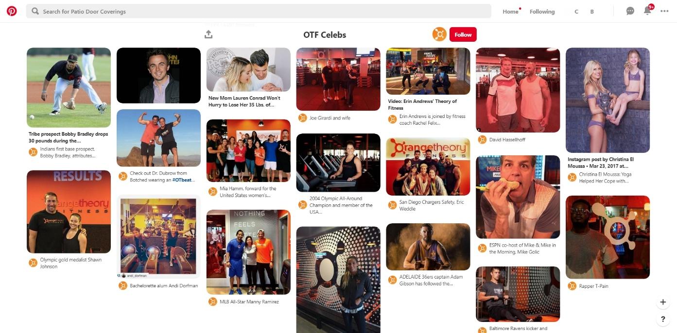 Campagne de marketing d'influence OrangeTheory