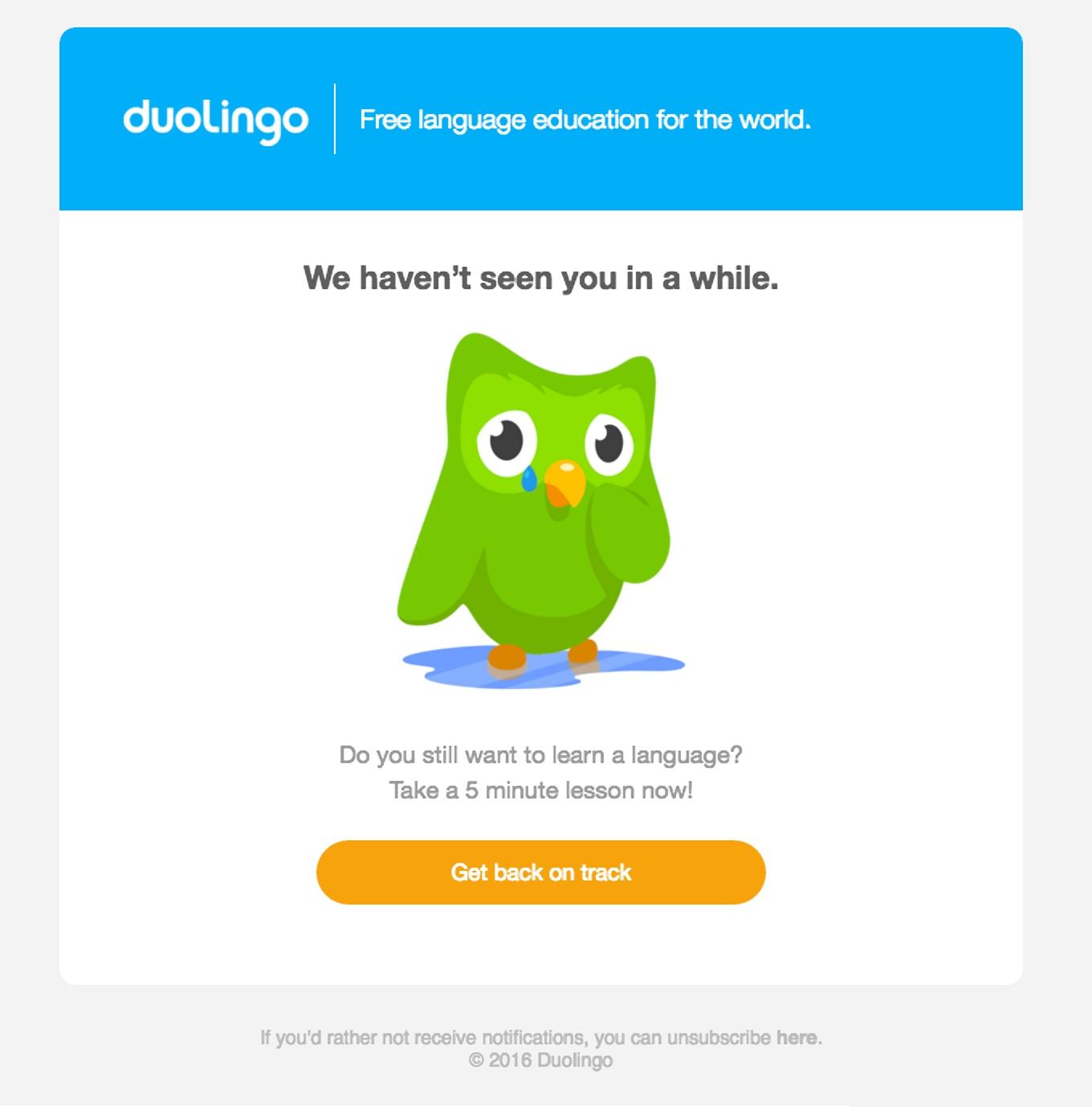 DuoLingo kampanyası