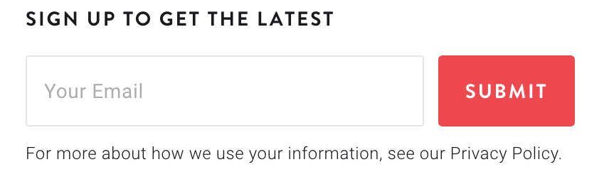 Processo de inscrição Peloton