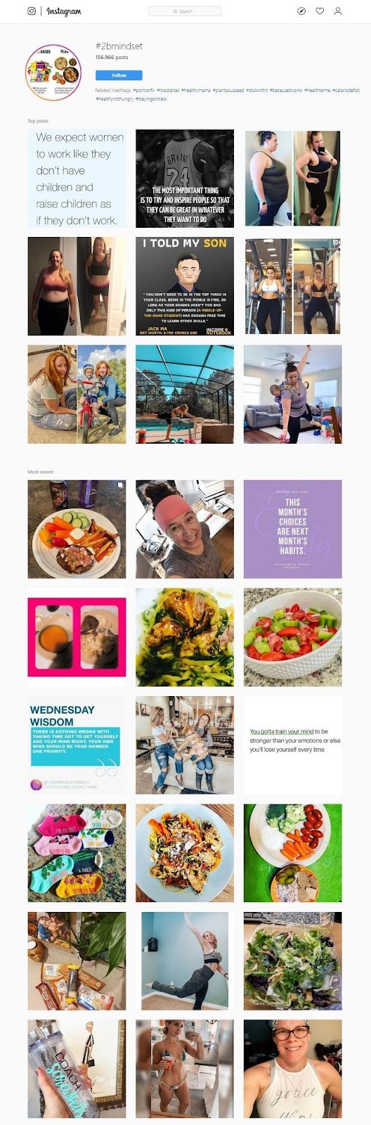 Beachbody kullanıcı tarafından oluşturulan içerik örneği