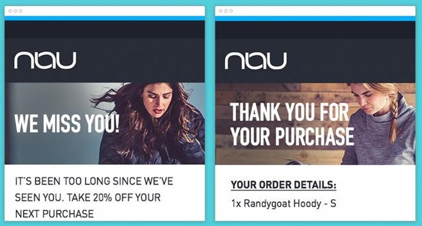 exemplos de e-mail de boas-vindas nau