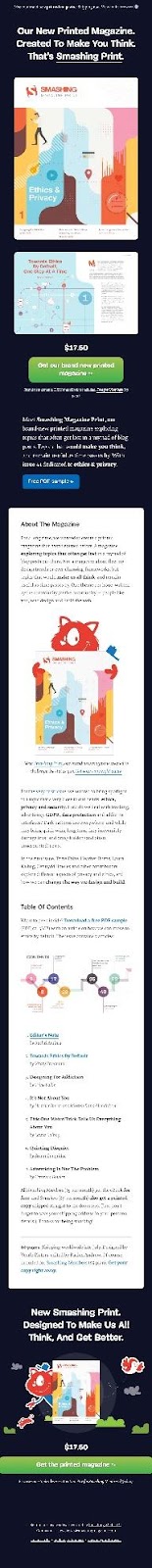 exemplo de ilustrações em e-mail