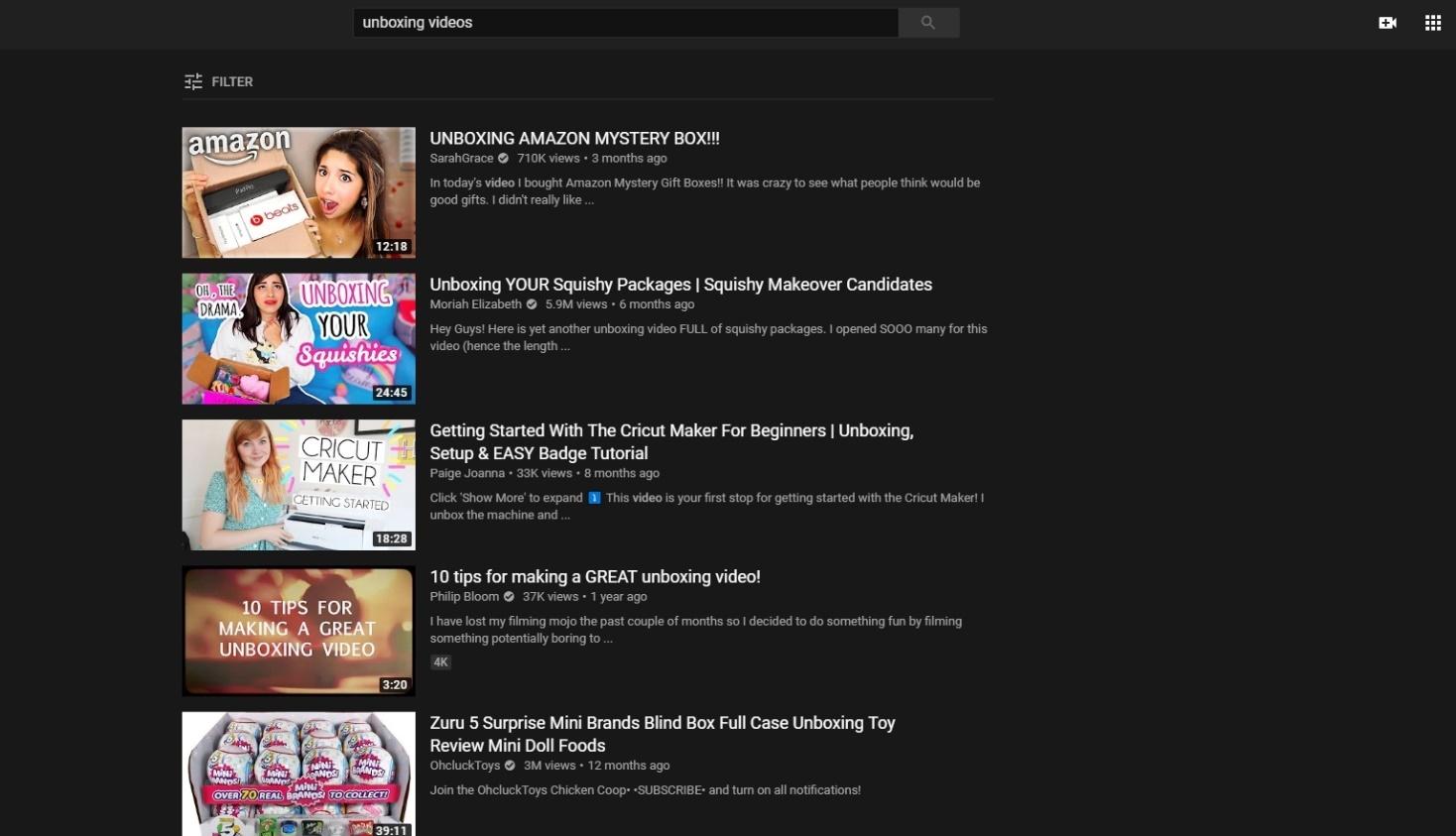 exemples youtube de marketing vidéo