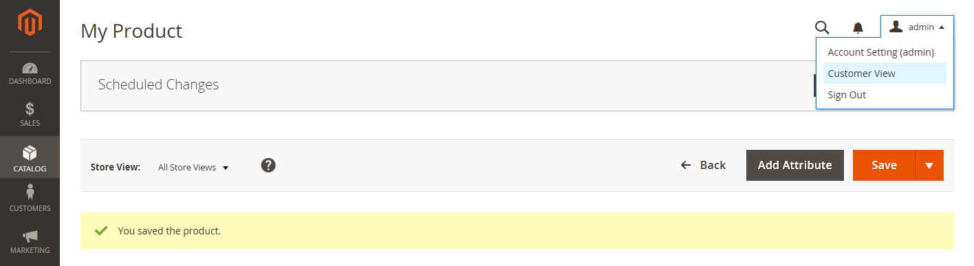 カスタマービュー