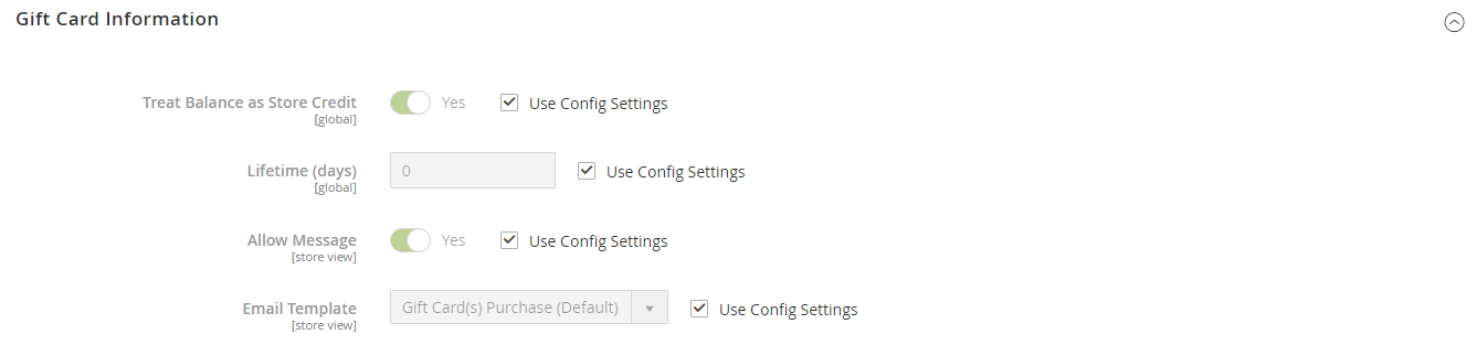ギフトカード情報