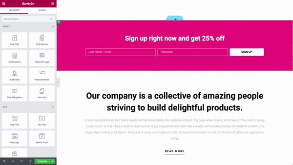 elementorの使い方