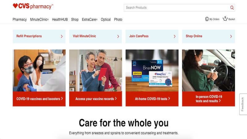 صيدلية CVS الصفحة الرئيسية