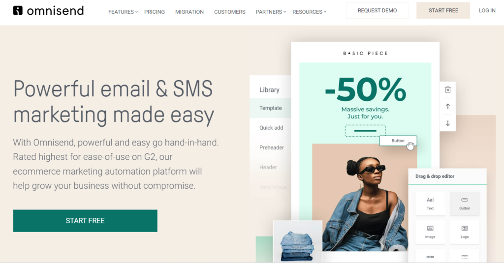 OmniSend jako alternatywa dla Postscript