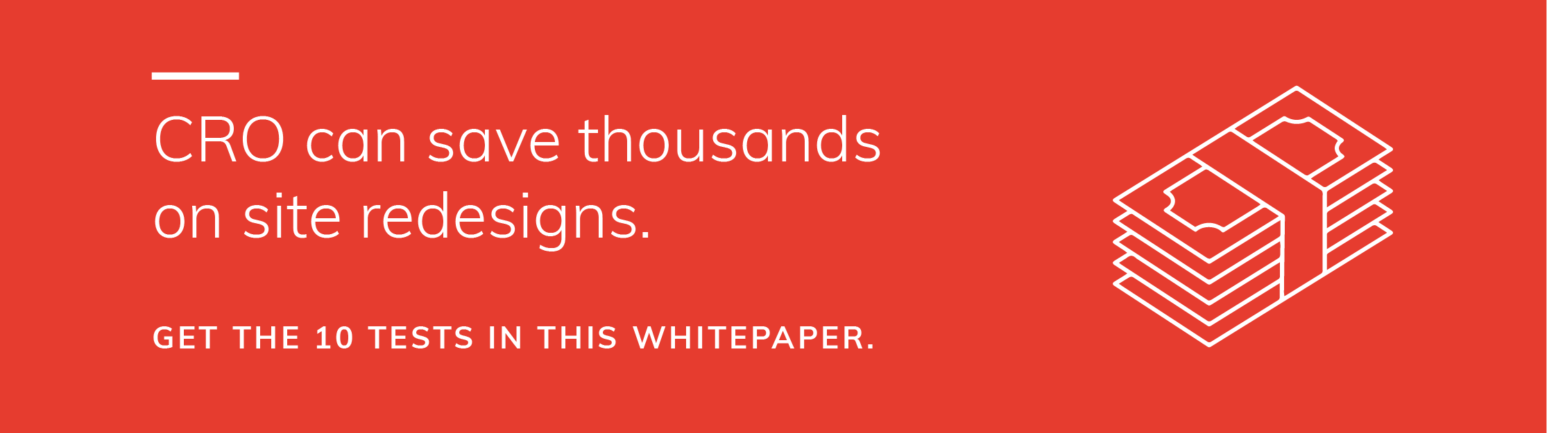 ورقة بيضاء إعادة تصميم CRO 2