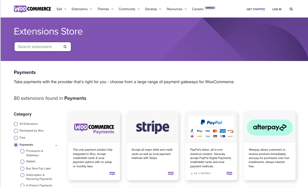 WooCommerce 支付扩展