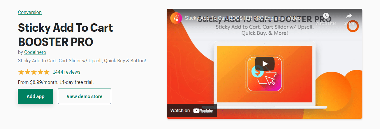 最好的添加到购物车应用 Shopify
